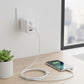 USB A to Llightning MFI Silicone Cable Rvelon - 1m White