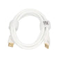 USB C to USB C Silicone Cable 240W Rvelon - 1m White