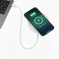 Rvelon Trådlös MagSafe Laddare - Qi2 15W USB-C - Vit