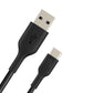 Rvelon USB-A till USB-C Kabel 1 Meter - Svart