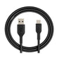 Rvelon USB-A till USB-C Kabel 1 Meter - Svart