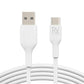 Rvelon USB-A till USB-C Kabel 1M - Vit