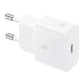 Samsung 25W USB-C GaN Strömadapter med kabel - Vit