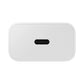 Samsung 25W USB-C GaN Strömadapter med kabel - Vit
