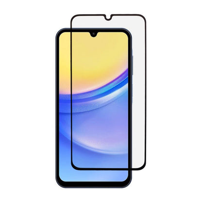 Samsung Galaxy A15 Skärmskydd Heltäckande miljö - Svart
