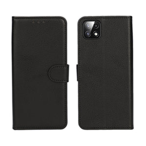 Samsung Galaxy A22 5G Plånboksfodral med Stativ - G-SP Svart