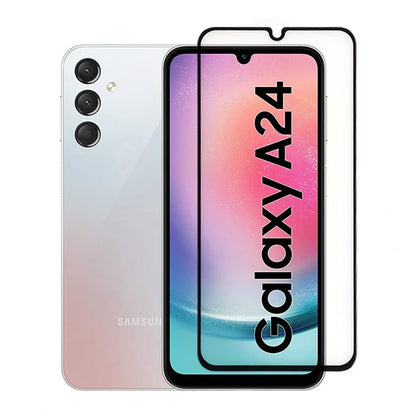 Samsung Galaxy A24 Skärmskydd 3D Härdat Glas - Svart Bulk