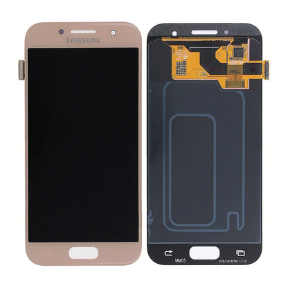 Samsung Galaxy A3 2017 (SM-A320F) LCD Skärm med Display Original - Rosa