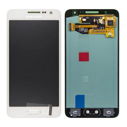 Samsung Galaxy A3 (SM-A300F) Skärm med LCD Display Original - Vit