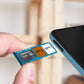 Samsung Galaxy A32 4G Simkortshållare - Blå