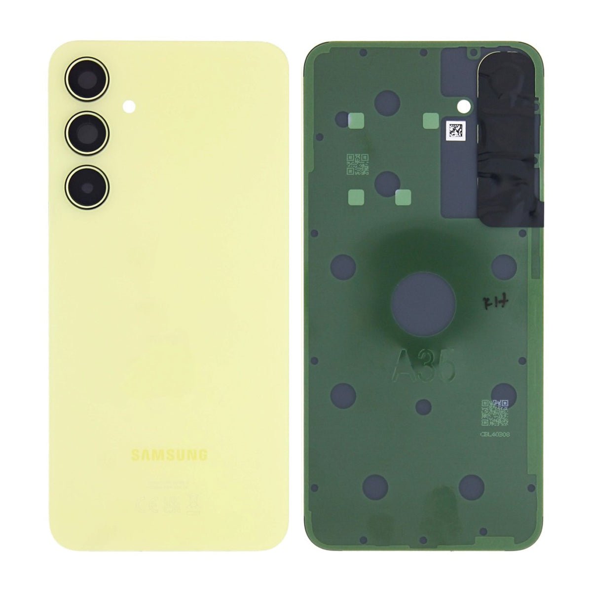 Samsung Galaxy A35 5G (SM-A356B) Baksida Original - Gul