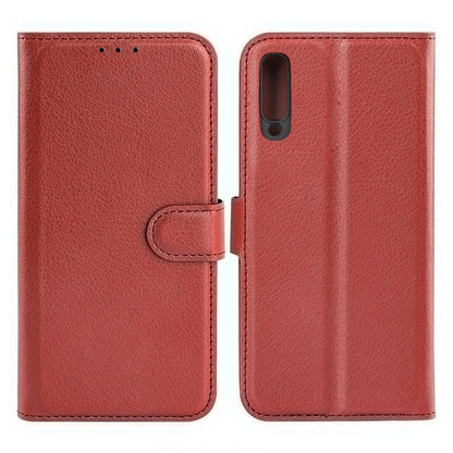 Samsung Galaxy A50s Plånboksfodral med Stativ - Brun