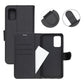 Samsung Galaxy A51 Plånboksfodral med Stativ & Kortfack - Svart