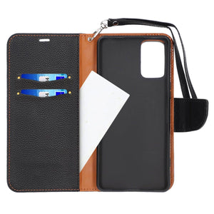 Samsung Galaxy A52 5G Flip Stand Leather Wallet Case Good Quality Black