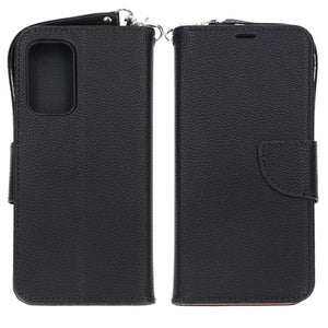 Samsung Galaxy A52 5G Flip Stand Leather Wallet Case Good Quality Black