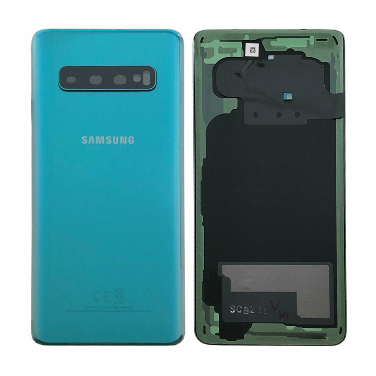 Samsung Galaxy S10 (SM-G973F) Baksida Original - Grön