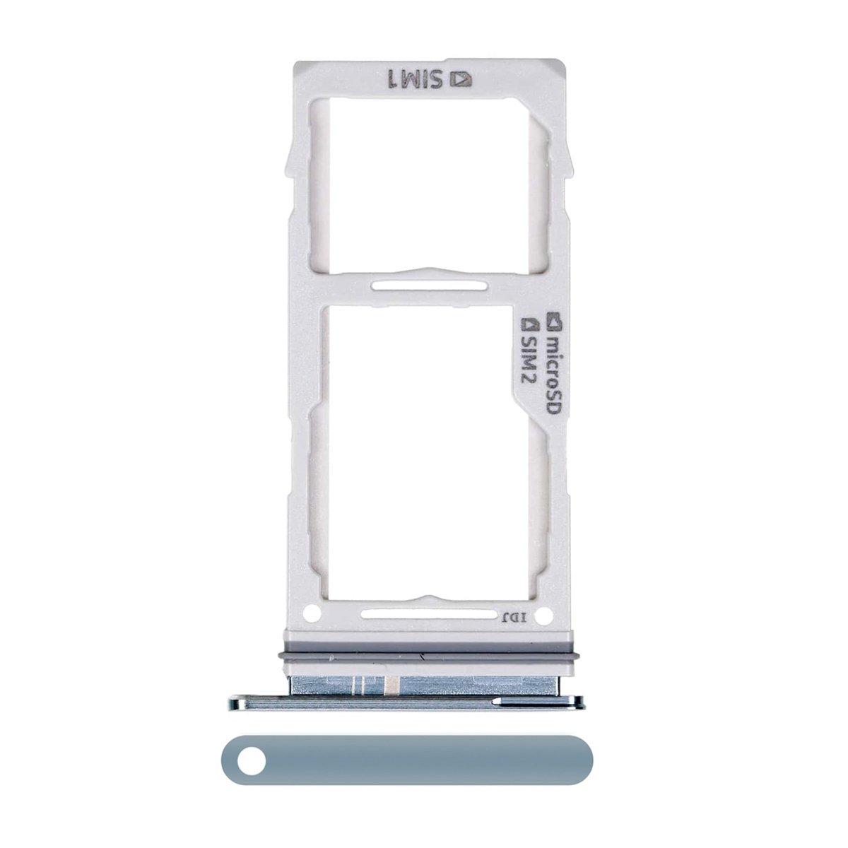Samsung Galaxy S10e Dubbelt Simkort och microSD-korthållare - Prism Green