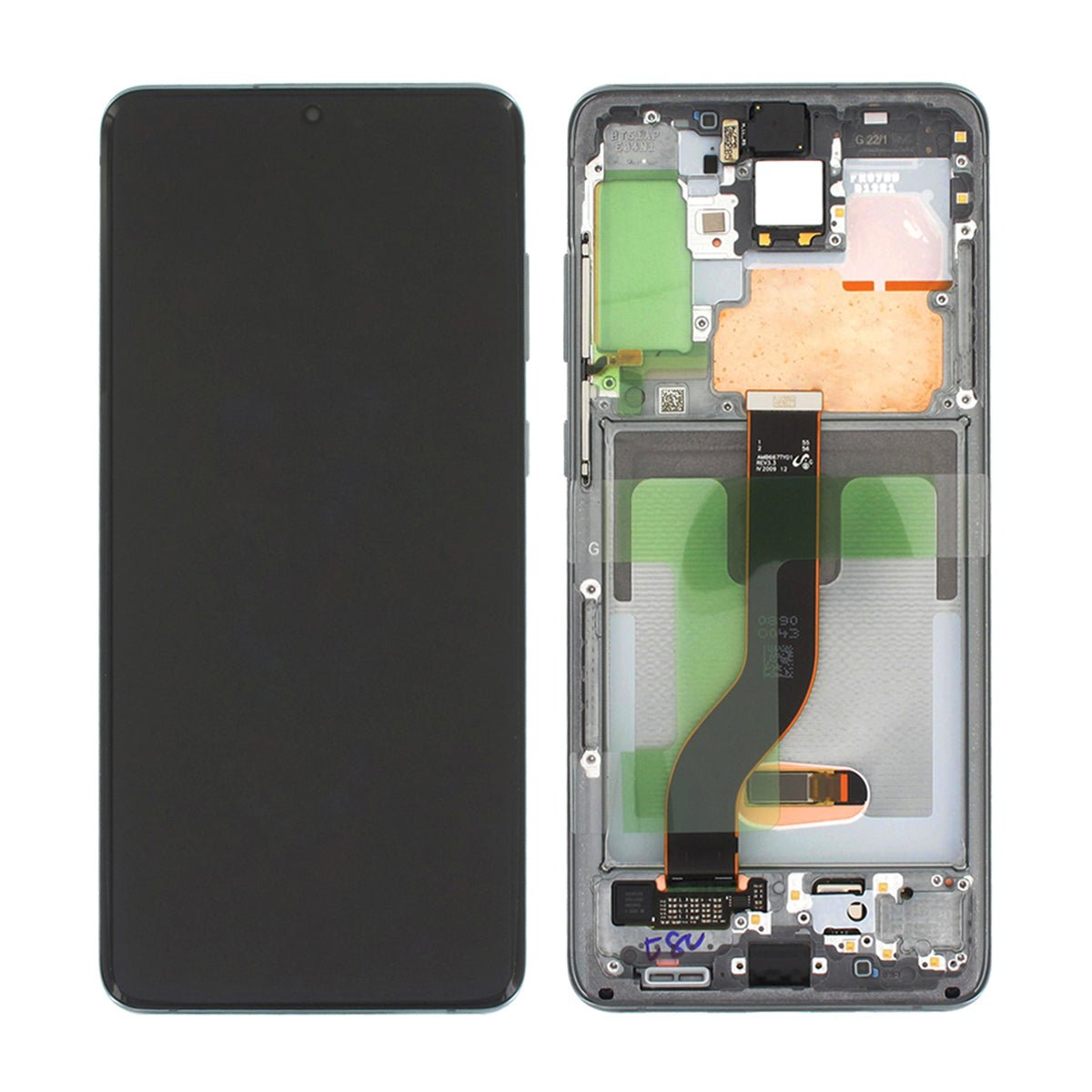 Samsung Galaxy S20 Plus 5G (SM-G985F) Skärm med LCD Display Original - Grå