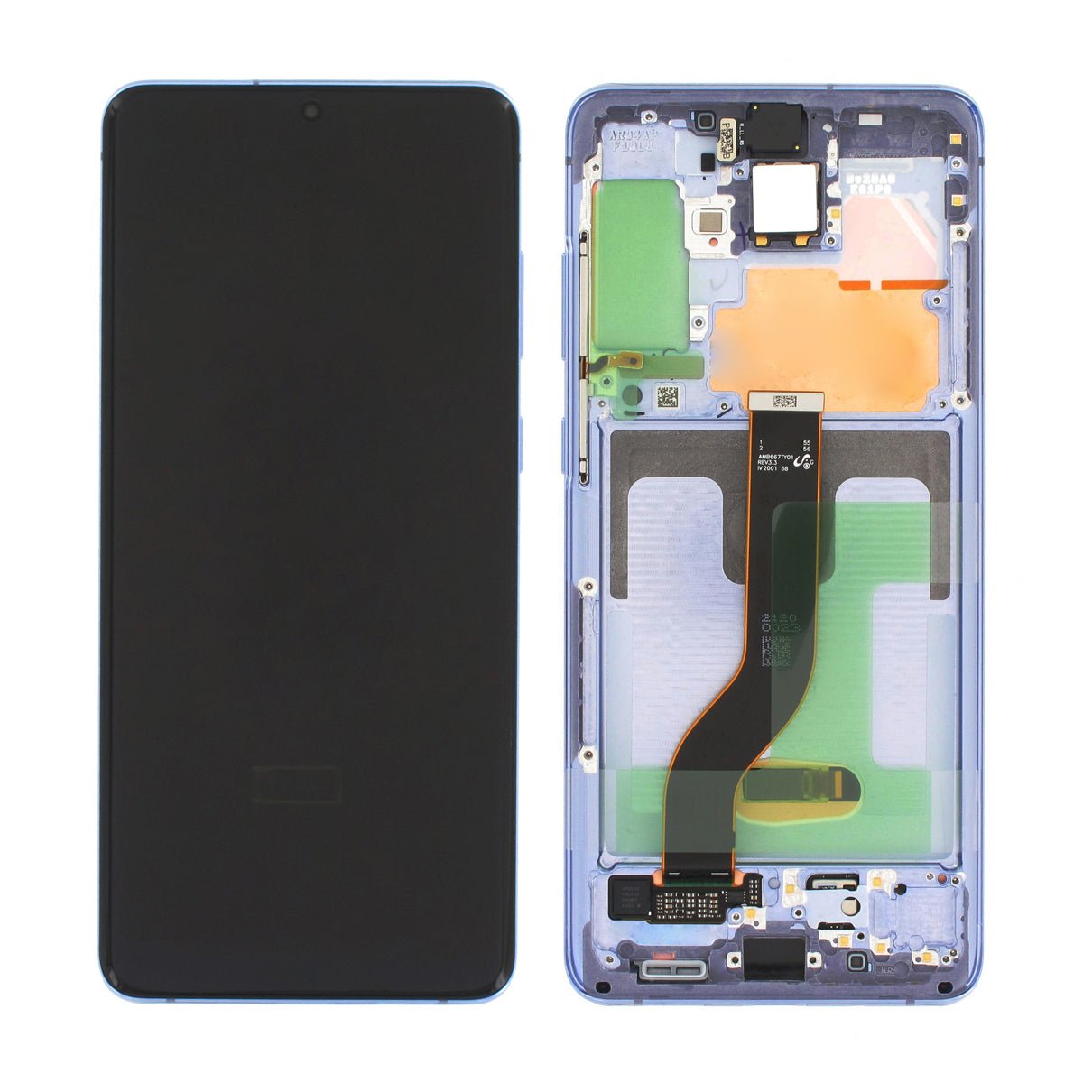 Samsung Galaxy S20 Plus (SM-G986F/DS) Skärm med LCD Display Original - Lila