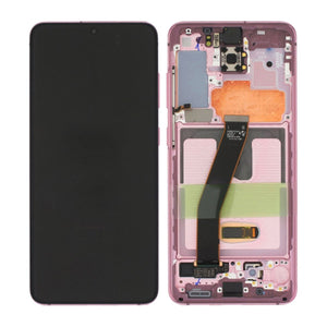 Samsung Galaxy S20 Skärm med LCD Display - Rosa