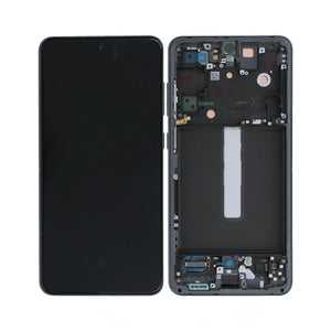 Samsung Galaxy S21 FE Skärm med LCD Display Original - Grafit/Svart