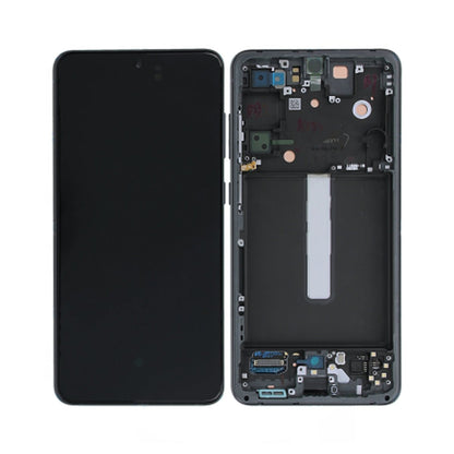 Samsung Galaxy S21 FE Skärm med LCD Display Original - Grafit/Svart