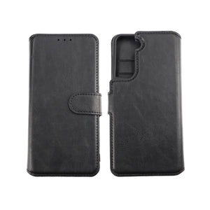 Samsung Galaxy S21 RV Flip Stand TPU Leather Case Black High Ouality