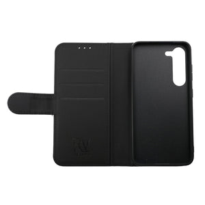 RV Magnetic Wallet Case For Galaxy S23 Black