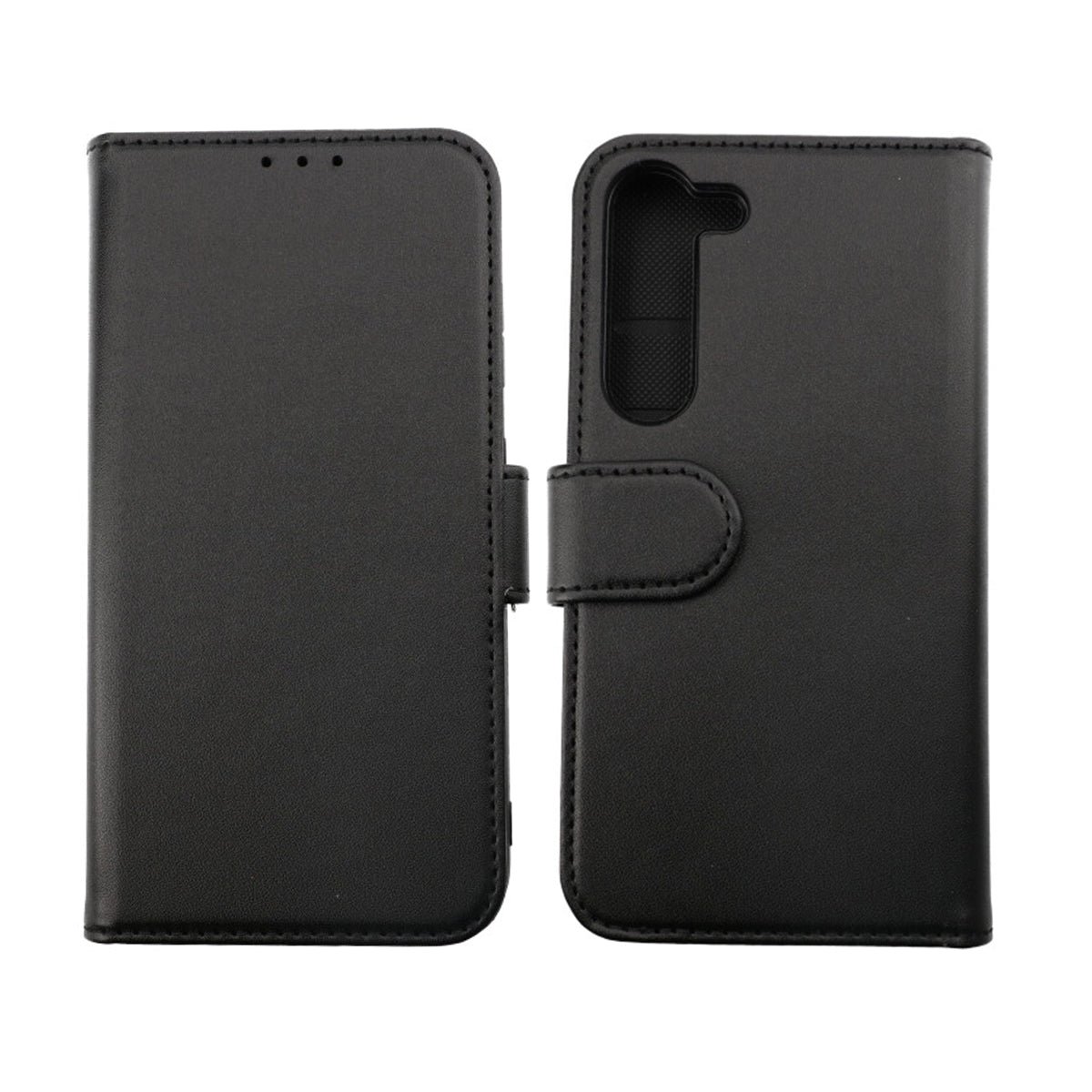 RV Magnetic Wallet Case For Galaxy S23 Black