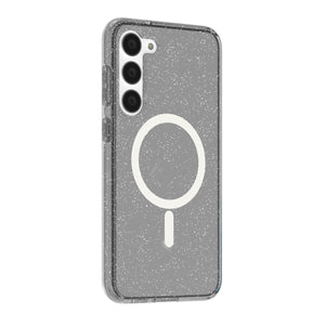 Samsung Galaxy S23 Plus Mobilskal Glitter Magsafe - Svart