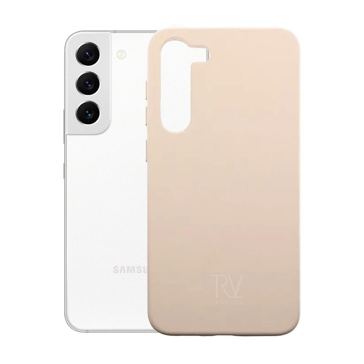 Samsung Galaxy S23 Plus Silikonskal Rvelon - Beige