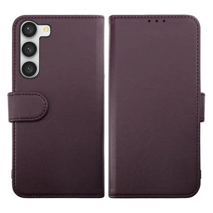 RV Magnetic Wallet Case For Galaxy S23 Plus Dark Cherry