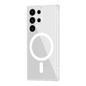 Samsung Galaxy S23 Ultra Hybrid Case with Magnet - Transparent