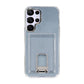 Samsung Galaxy S23 Ultra Case with Card Holder and Metal Stand - Transparent