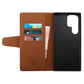 Samsung Galaxy S23 Ultra Plånboksfodral Extra Kortfack Rvelon - Brun