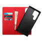 Samsung Galaxy S23 Ultra Plånboksfodral Magnet Rvelon - Röd