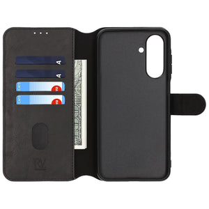 Samsung Galaxy S24 FE Plånboksfodral Rvelon - Svart