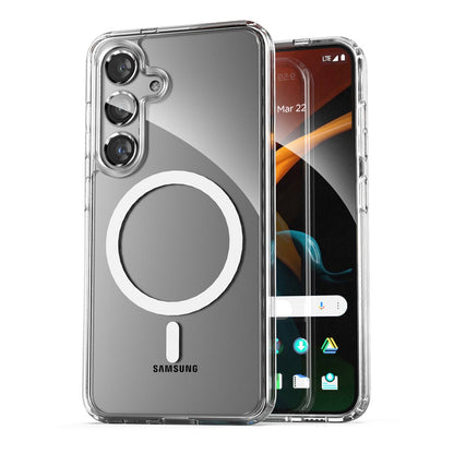 Samsung Galaxy S24 Plus Hybrid Case with Magnet - Transparent