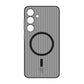 Samsung Galaxy S24 Plus Mobilskal Korrugerad med Magnet Rvelon - Svart