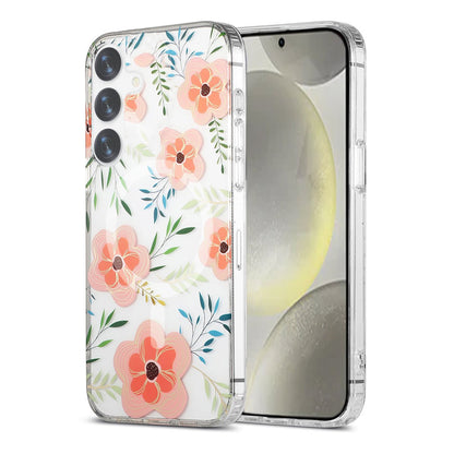Samsung Galaxy S24 Plus Case Magnet - Flowers Pink