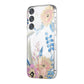 Samsung Galaxy S24 Plus Case Magnet - Flowers Pink/Blue