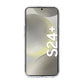 Samsung Galaxy S24 Plus Case with Card Holder and Metal Stand - Transparent