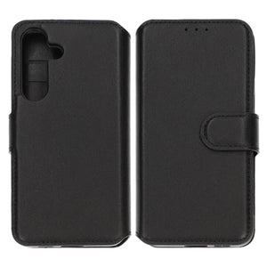 Samsung Galaxy S24 Plus Plånboksfodral Läder Rvelon - Svart