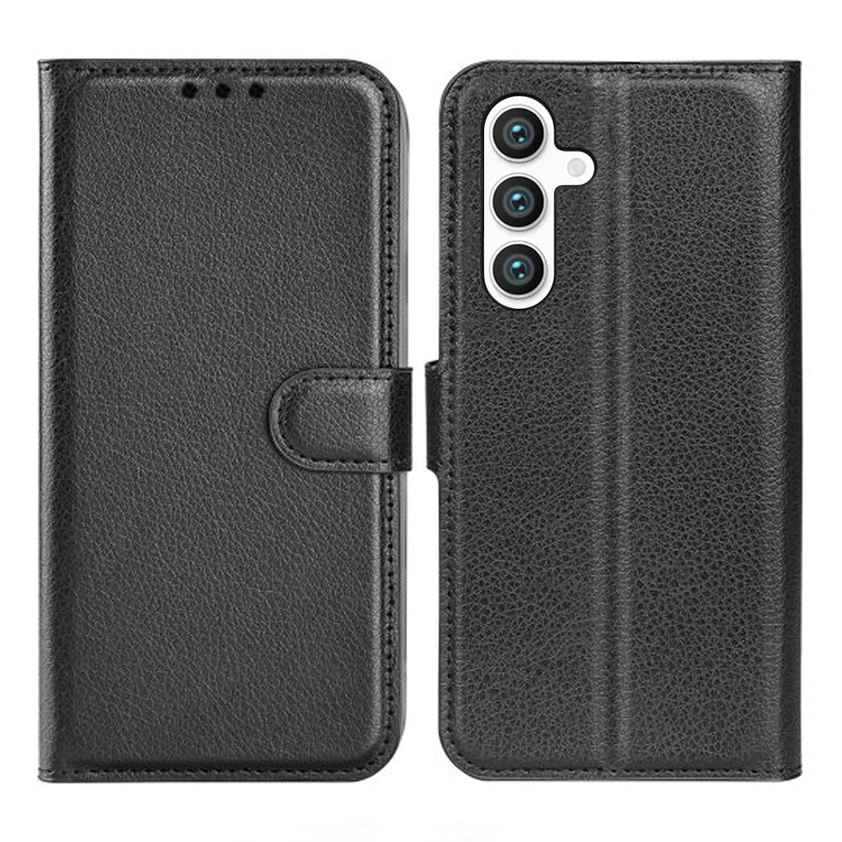 Samsung Galaxy S24 Plus Plånboksfodral med Stativ - Svart