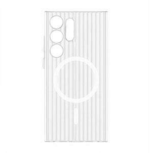 Samsung Galaxy S24 Ultra Mobilskal Korrugerad- Transparent