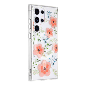 Samsung Galaxy S24 Ultra Case Magnet - Flowers Pink