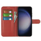 Samsung Galaxy S24 Ultra Plånboksfodral med Stativ - Brun