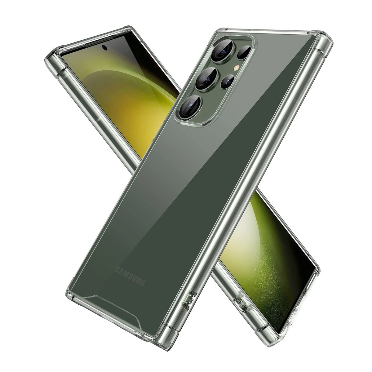 Samsung Galaxy S24 Ultra Stöttåligt Mobilskal - Transparent