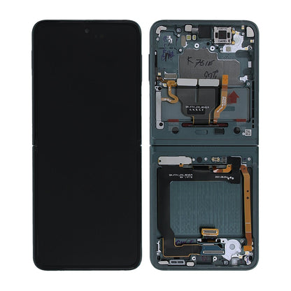 Samsung Galaxy Z Flip 3 5G 2021 (F711) (No Camera) Display module LCD / Screen + Touch Green