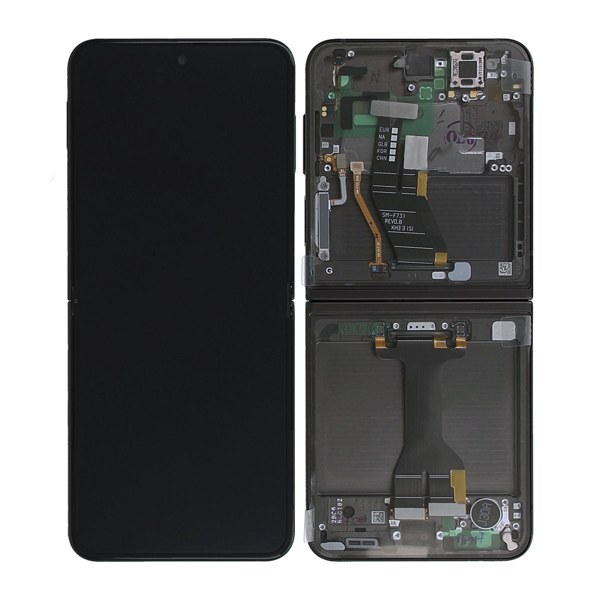 Samsung Galaxy Z Flip 5 Skärm med LCD Display Original - Grå